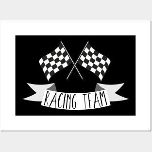 Racing team Posters and Art